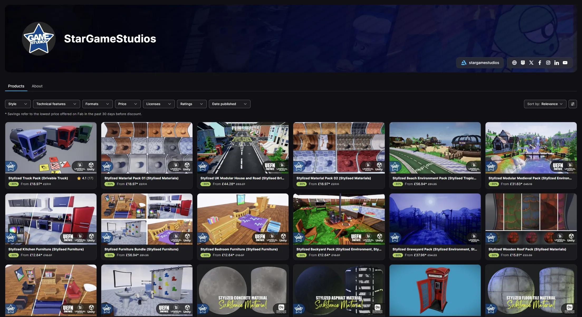 Stylized Beach Environment Pack