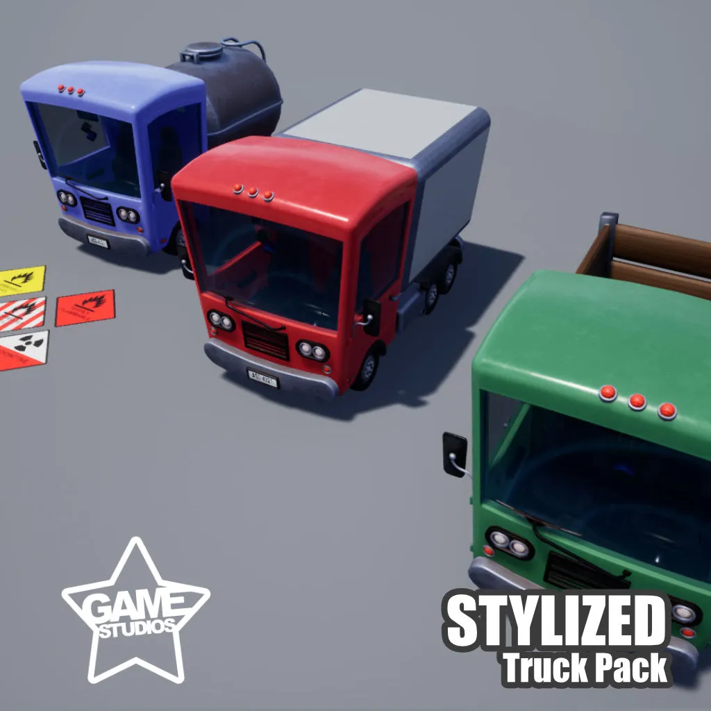 New UE4 Stylized Truck Pack