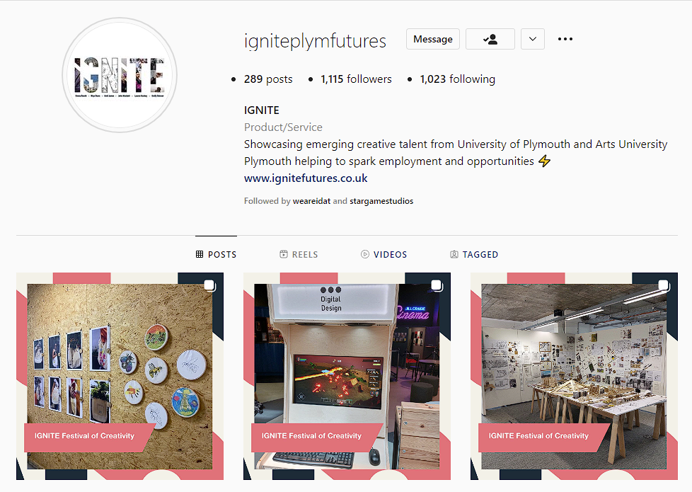 Natural Disaster was featured on the instagram page @igniteplymfutures.