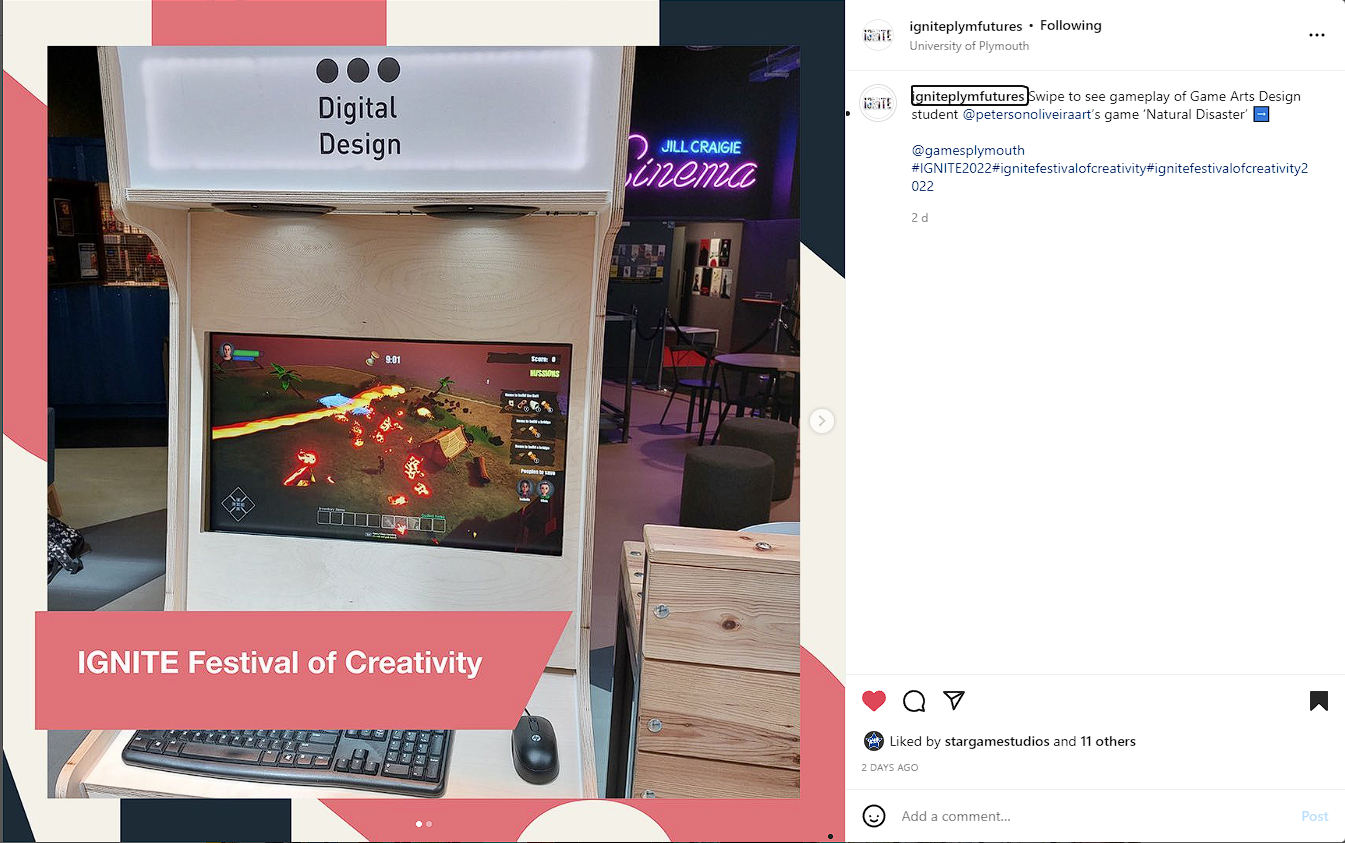 Natural Disasters in the University of Plymouth Graduate Show.